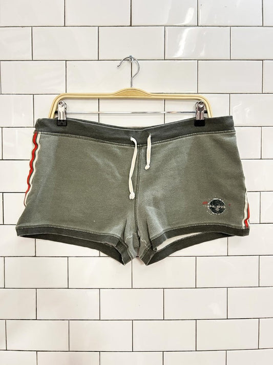 y2k low rise brody gym shorts - good market thrift store