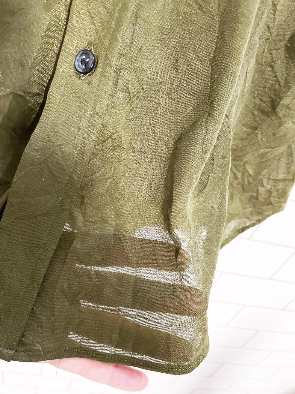 volver homme mesh full button shirt