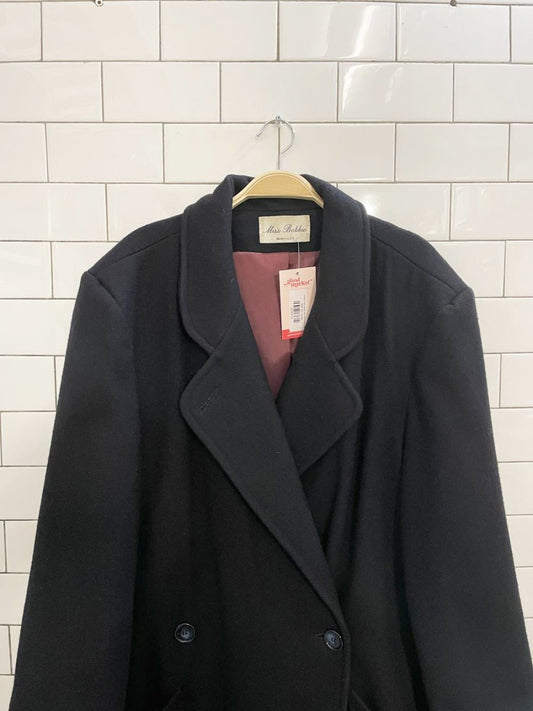 vintage miss bobbie pure wool long coat - good market thrift store