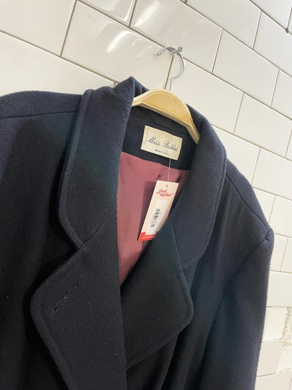 vintage miss bobbie pure wool long coat - good market thrift store