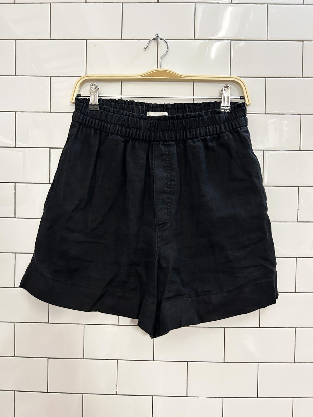 h&m linen high rise lounge shorts - good market thrift store