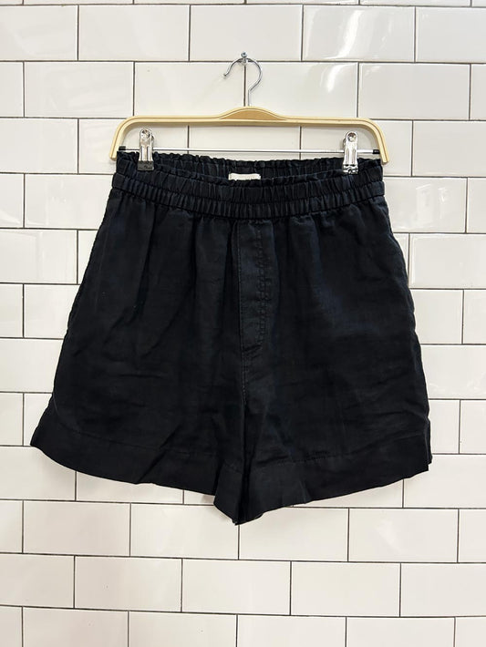 h&m linen high rise lounge shorts - good market thrift store