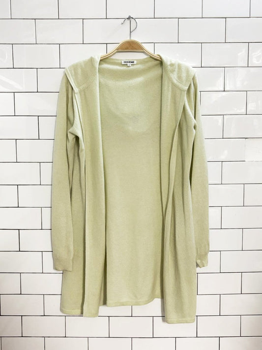 vintage 00s insieme cashmere blend hooded cardigan - good market thrift store