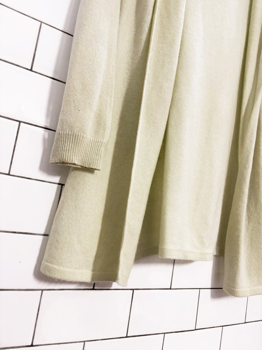 vintage 00s insieme cashmere blend hooded cardigan - good market thrift store