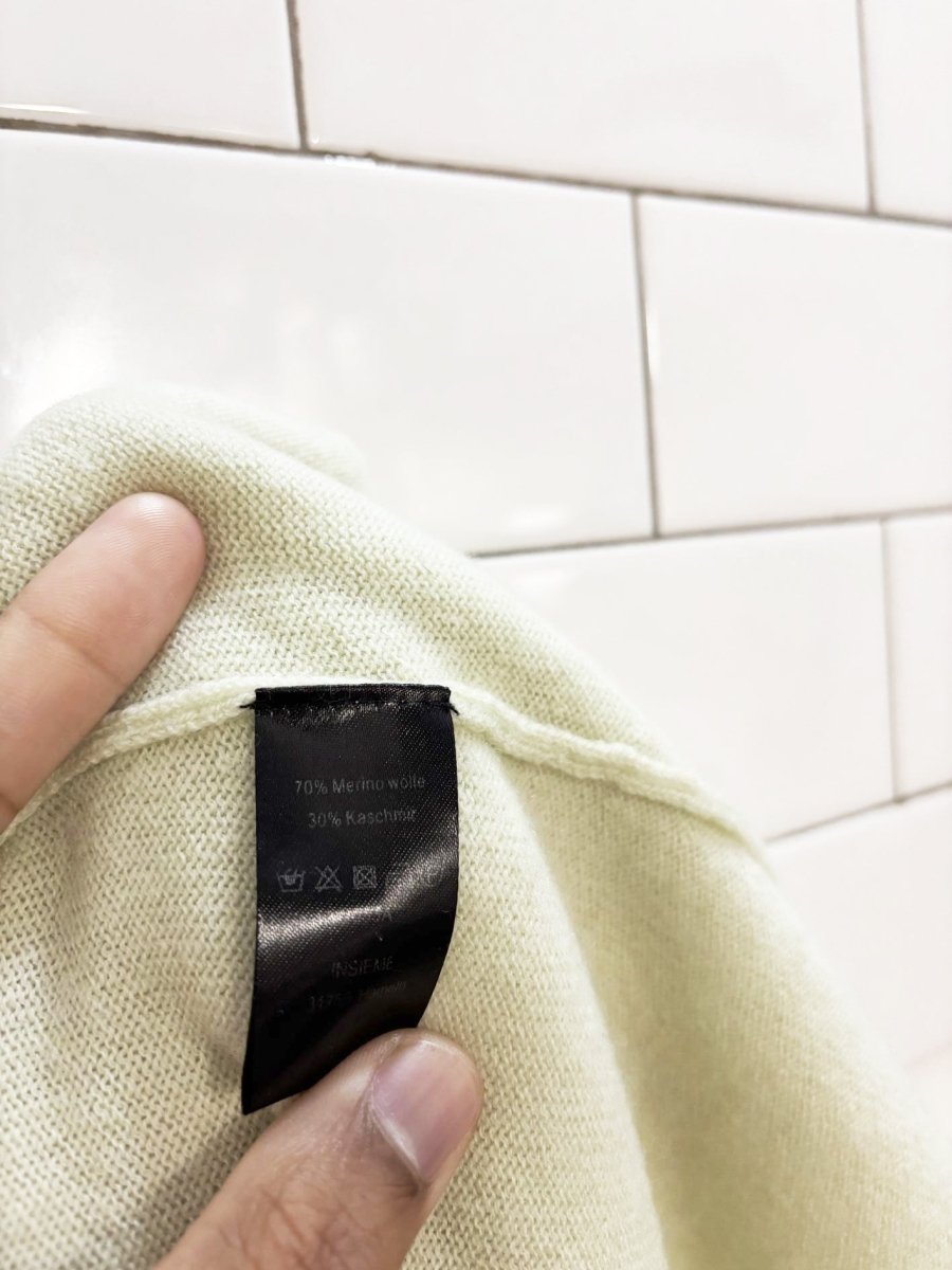 vintage 00s insieme cashmere blend hooded cardigan - good market thrift store