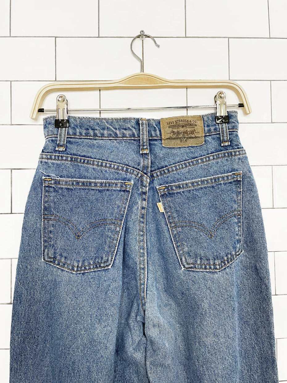 vintage 90s levi's orange tab 816 relaxed fit mom jeans