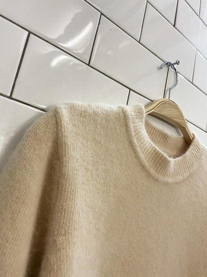 secondtime angora balloon sleeve sweater - good market thrift store