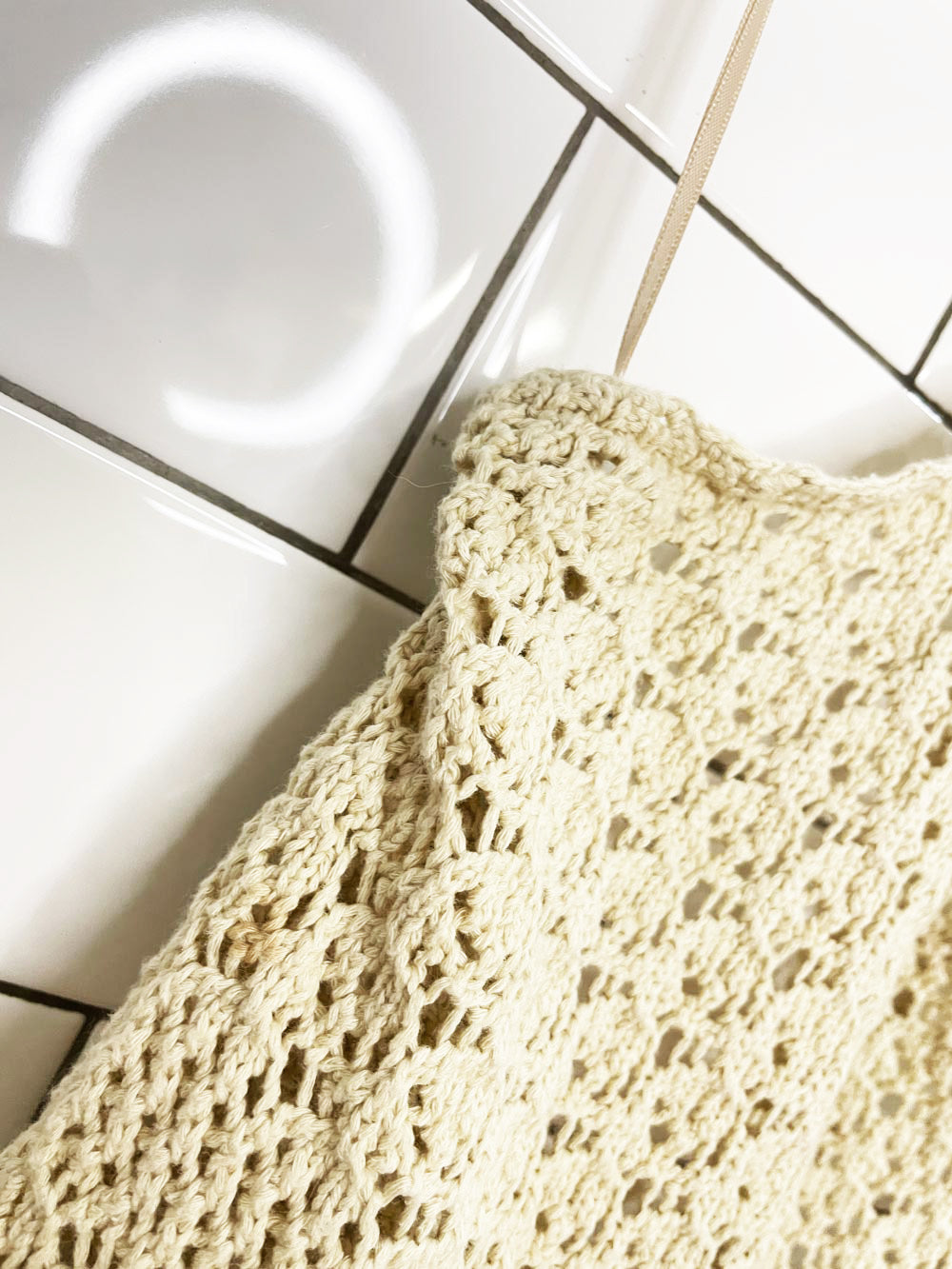 house of harlow 1960 crochet knit halter top