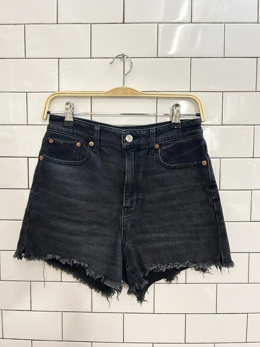 ae high rise cut off denim shorts - good market thrift store