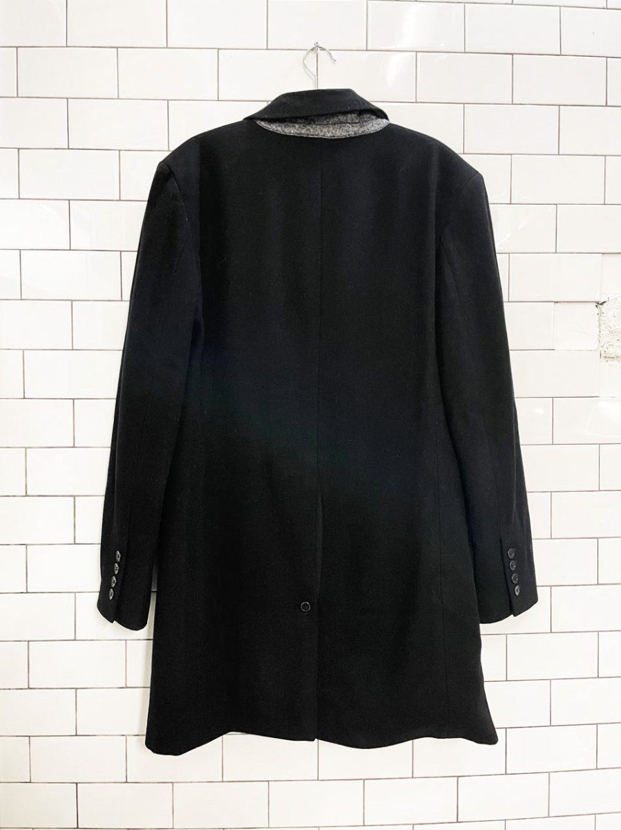 club monaco classic felted wool top coat - good market thrift store