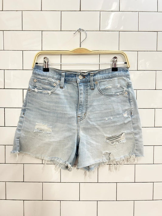 madewell distressed denim shorts - good market thrift store