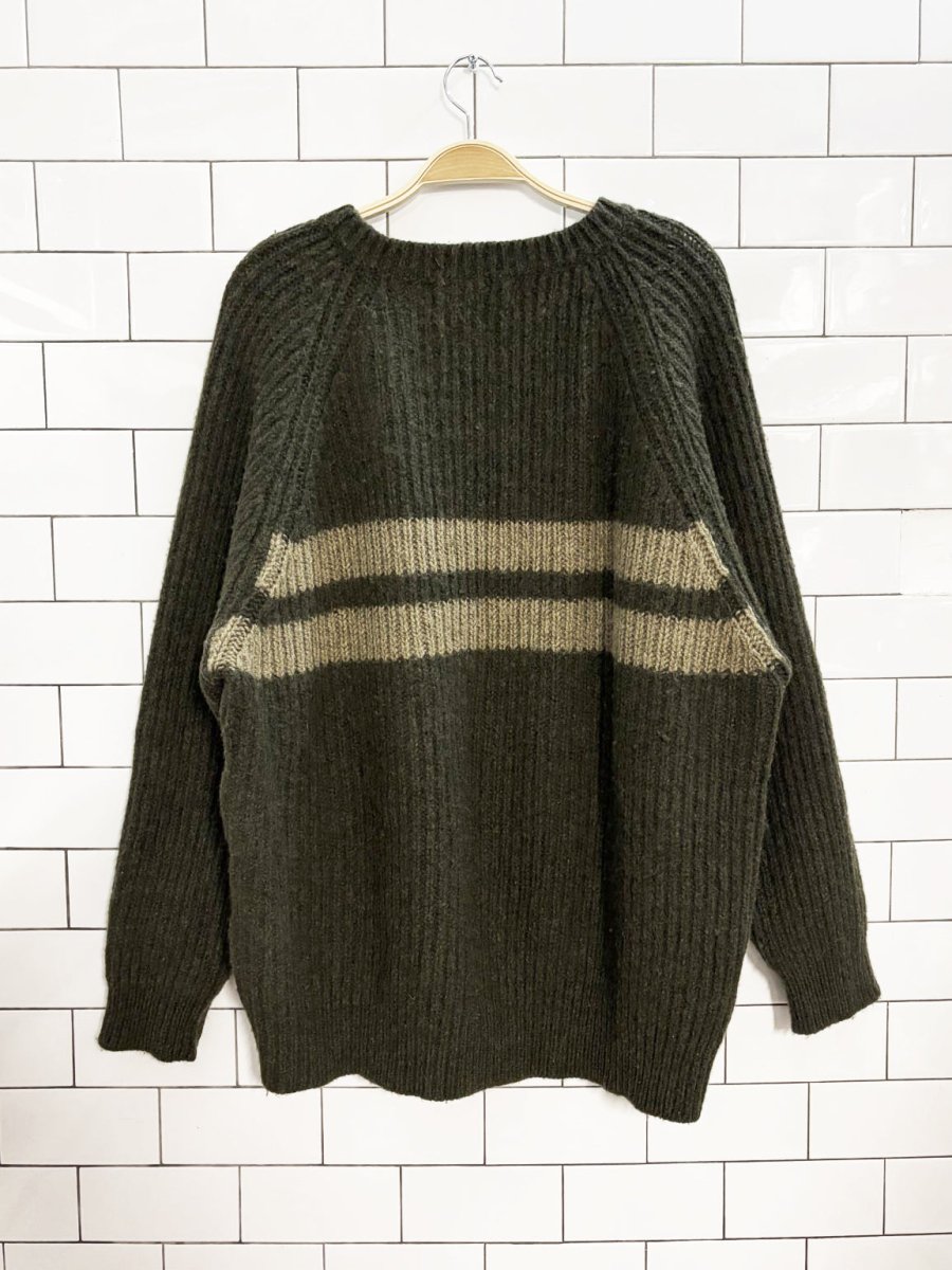 vintage 90s 2squared wool - blend cozy knit sweater - good market thrift store