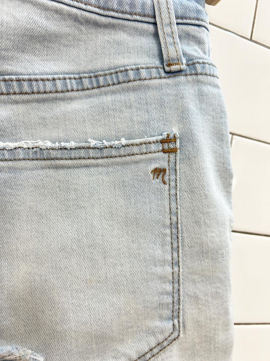 madewell distressed denim shorts - good market thrift store