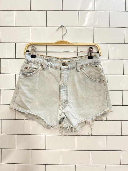 vintage levi’s orange tab cut off denim shorts - good market thrift store