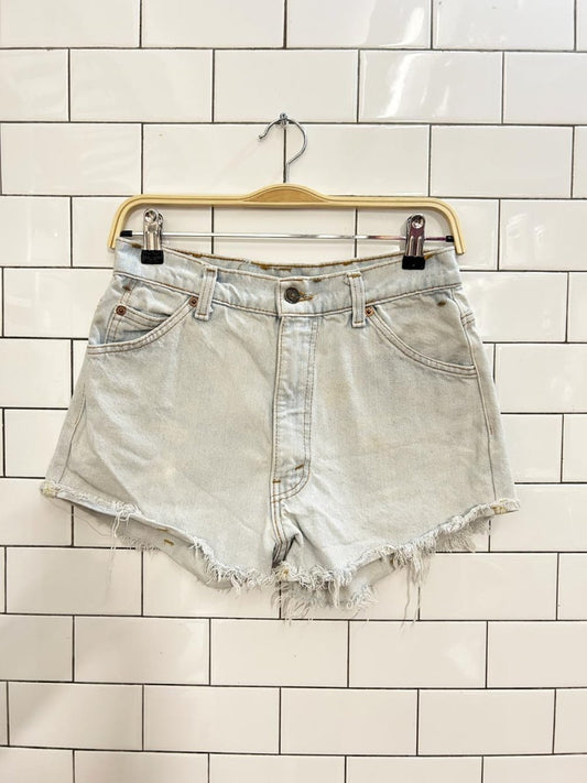 vintage levi’s orange tab cut off denim shorts - good market thrift store