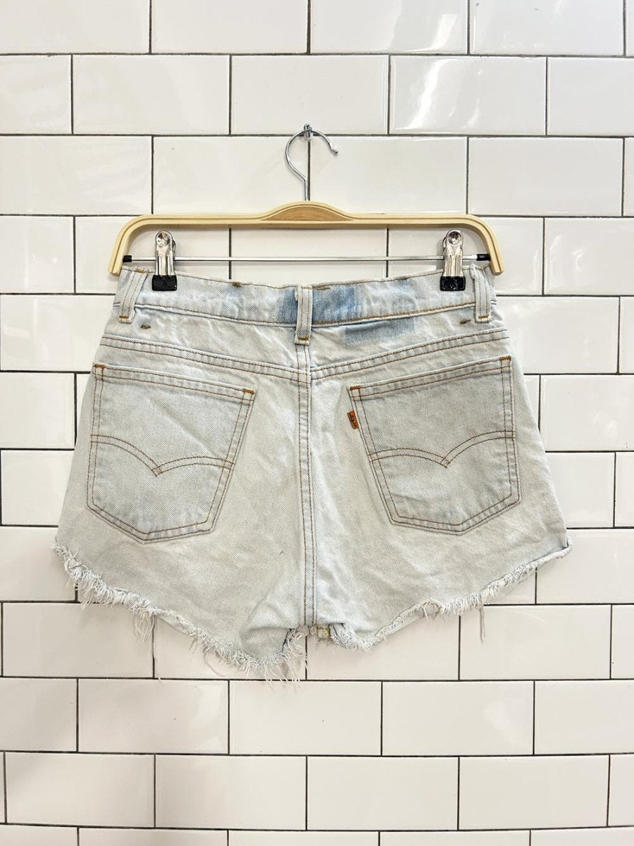 vintage levi’s orange tab cut off denim shorts - good market thrift store