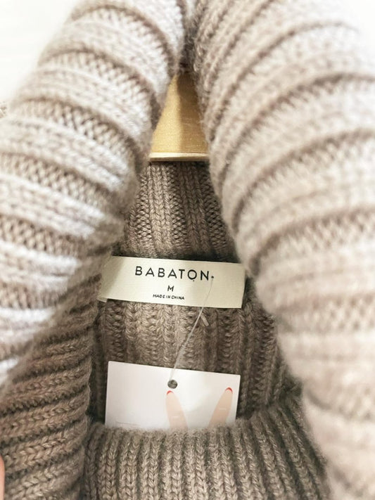 babaton guell 100% merino wool chunky turtleneck - good market thrift store