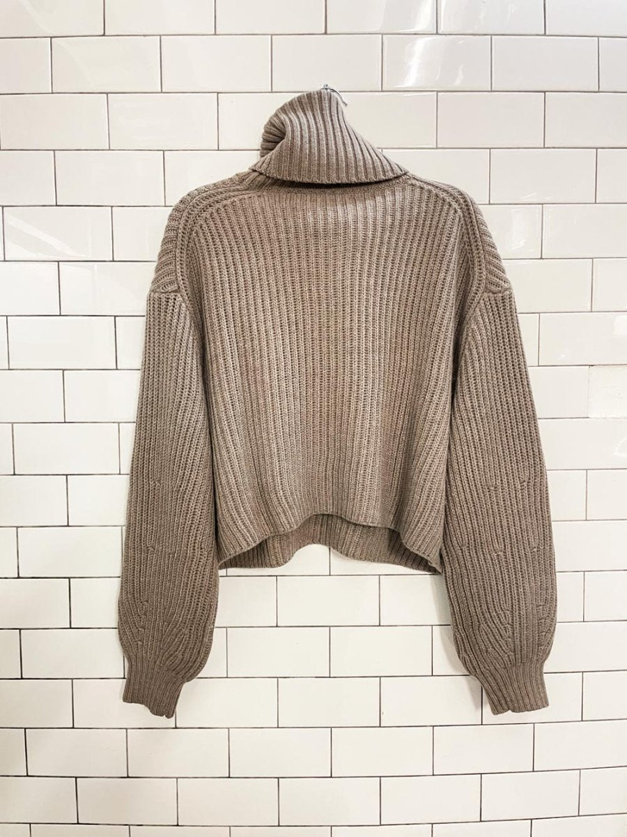 babaton guell 100% merino wool chunky turtleneck - good market thrift store