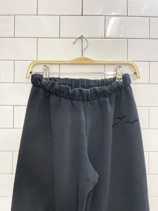 lazypants cozy black sweatpants - good market thrift store