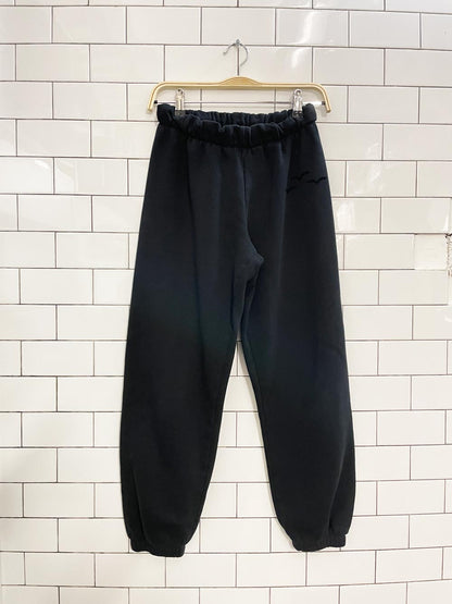 lazypants cozy black sweatpants - good market thrift store