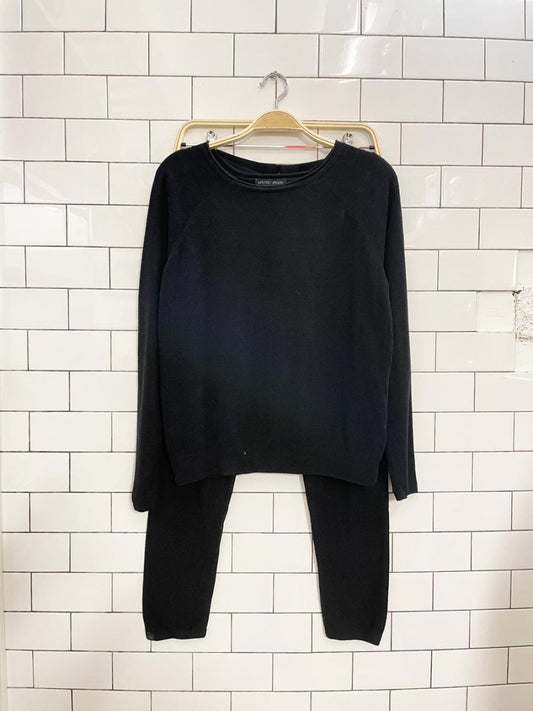 x2 barefoot dreams cozychic sweater + pants set - good market thrift store