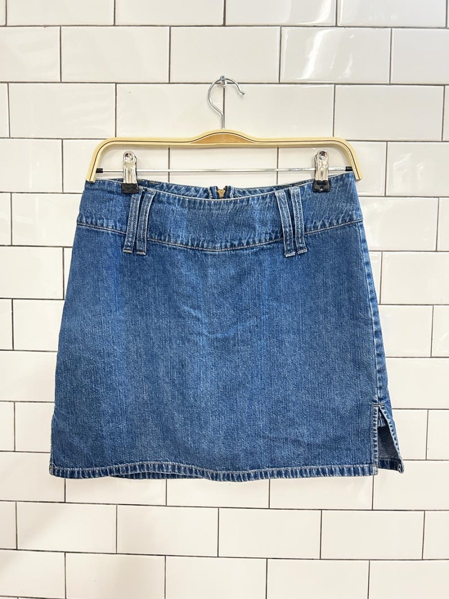 vintage 00s nevada denim skirt shorts - good market thrift store