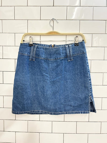vintage 00s nevada denim skirt shorts - good market thrift store