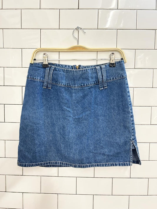 vintage 00s nevada denim skirt shorts - good market thrift store