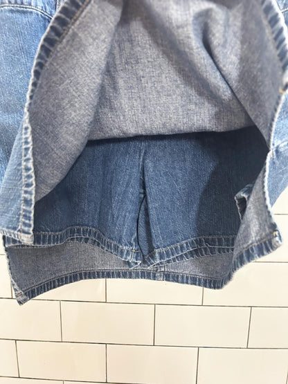 vintage 00s nevada denim skirt shorts - good market thrift store