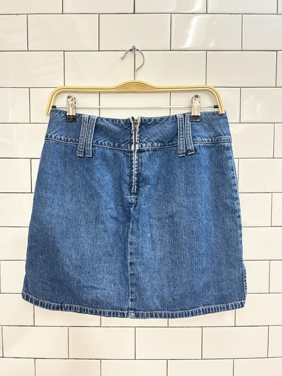 vintage 00s nevada denim skirt shorts - good market thrift store