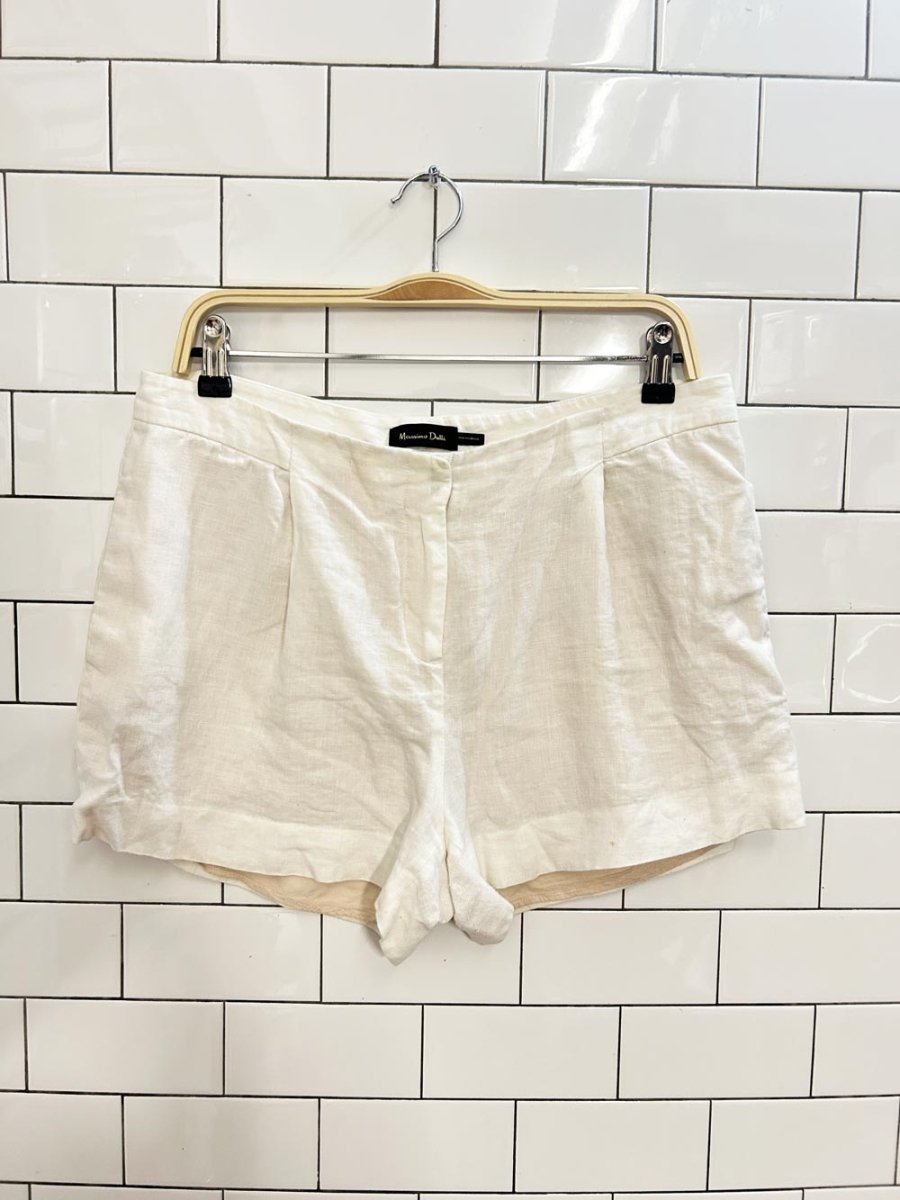 mossimo dutti pleated linen shorts - good market thrift store