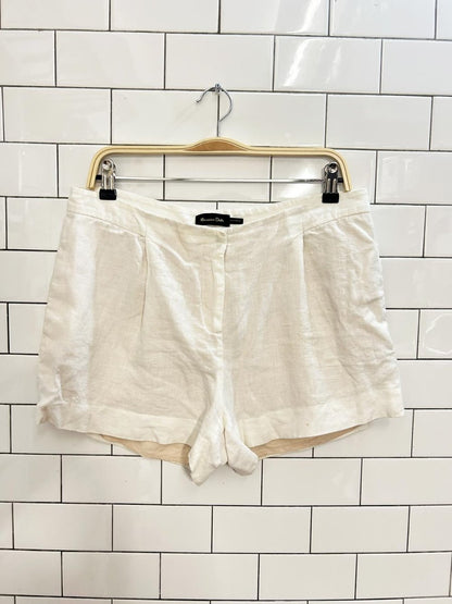 mossimo dutti pleated linen shorts - good market thrift store