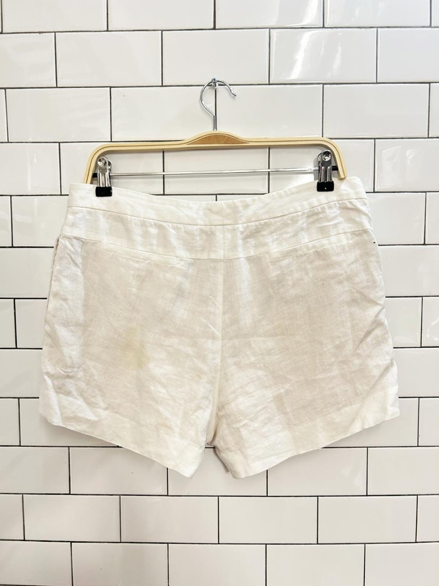 mossimo dutti pleated linen shorts - good market thrift store