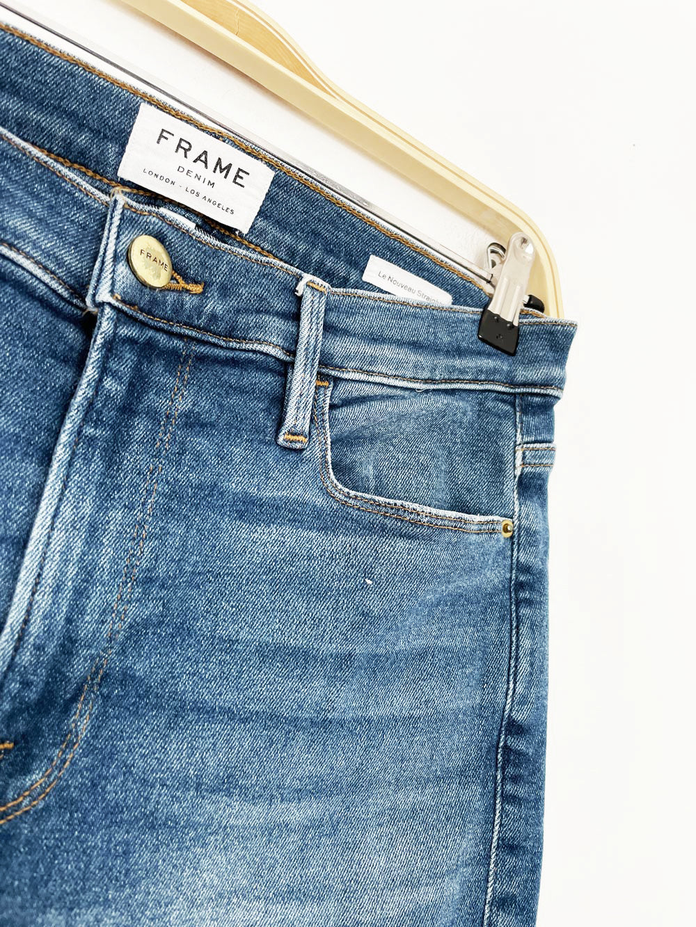 frame denim le nouveau straight jeans | made in usa