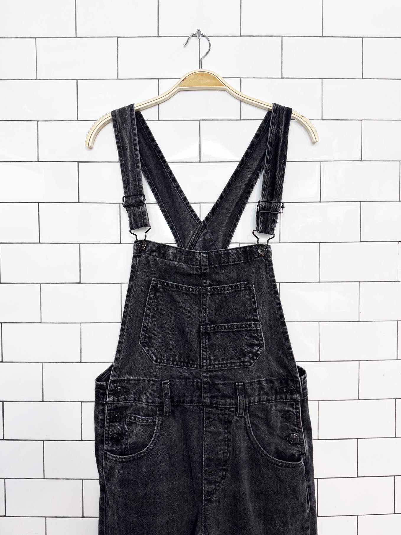 we the free faded denim overalls | free people