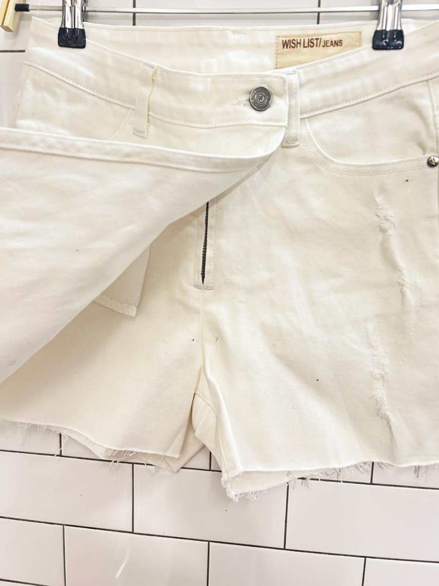 wishlist denim skirt shorts - good market thrift store