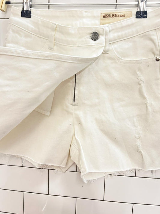 wishlist denim skirt shorts - good market thrift store