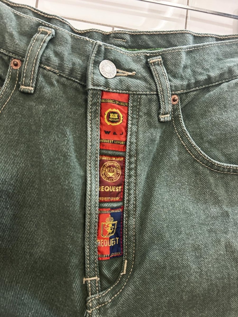 vintage 90s request denim shorts - good market thrift store