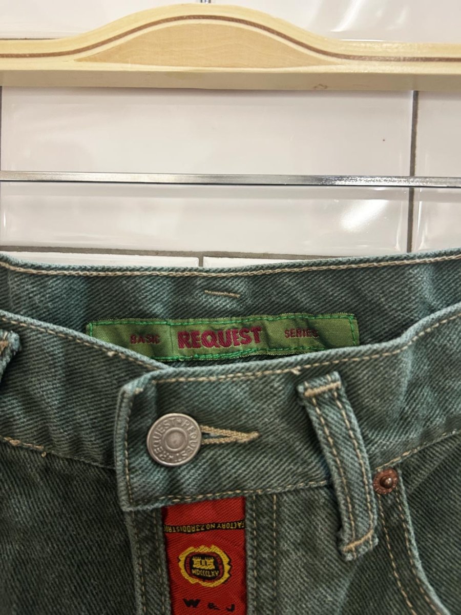 vintage 90s request denim shorts - good market thrift store