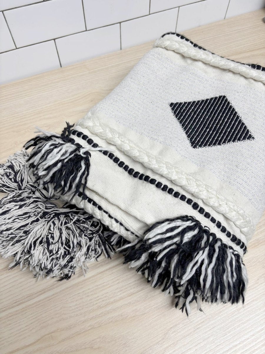 aphorism woven boho throw blanket | anthropologie at the end - good market thrift store
