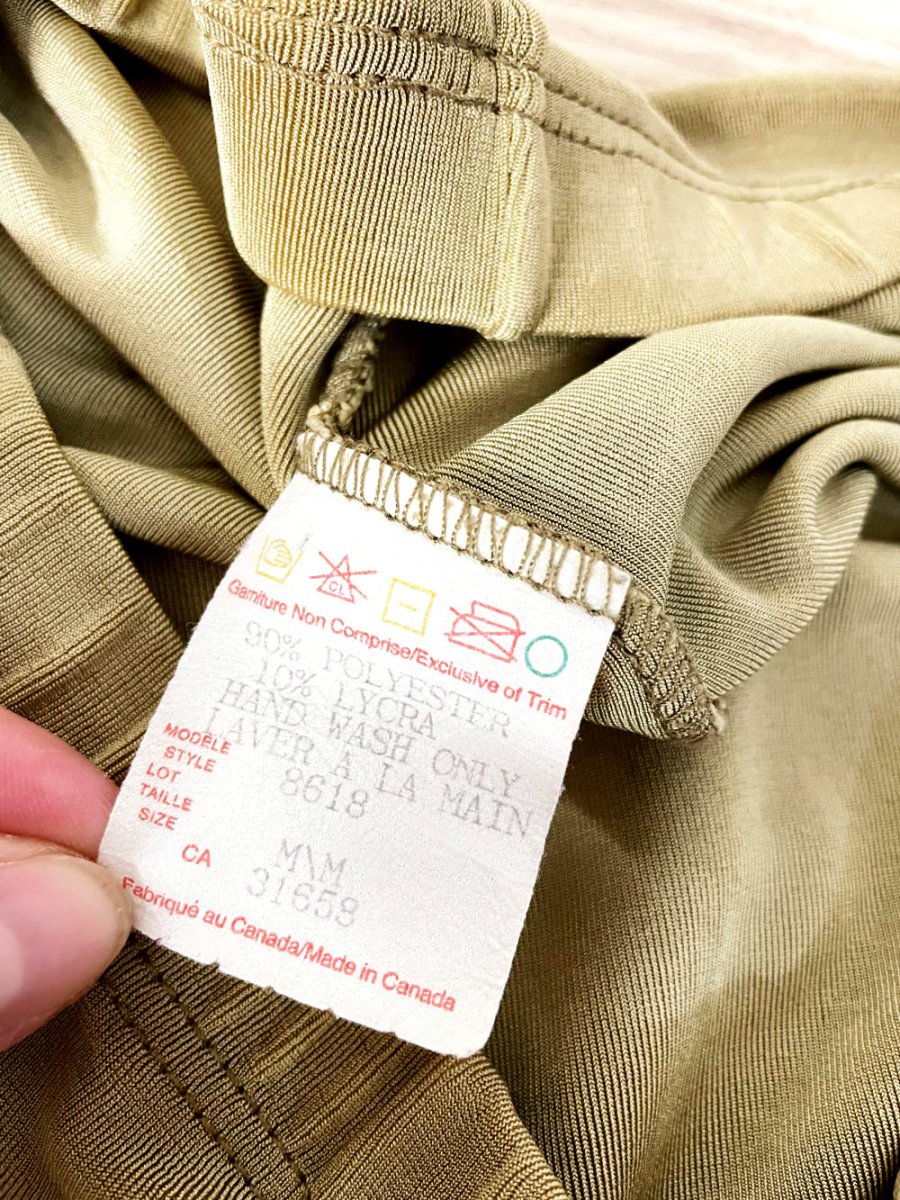 vintage 00s minimal slinky midi skirt - good market thrift store