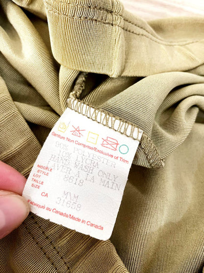 vintage 00s minimal slinky midi skirt - good market thrift store