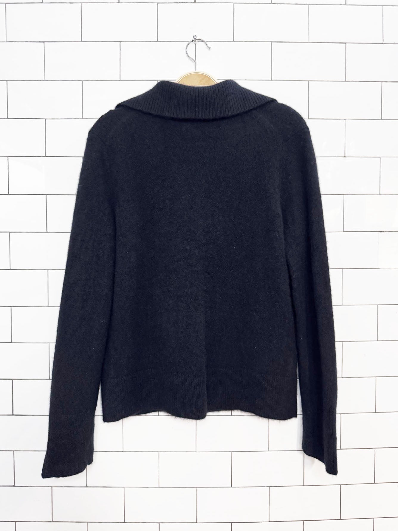 banana republic 100% cashmere sweater polo