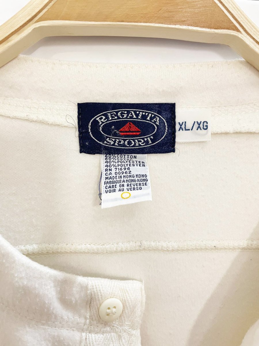 vintage 90s regatta sport 1/4 button sailing sweatshirt - good market thrift store