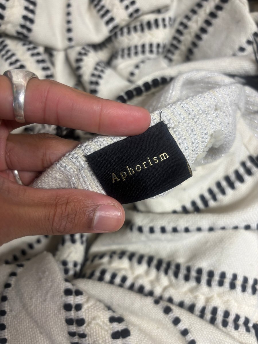 aphorism woven boho throw blanket | anthropologie at the end - good market thrift store