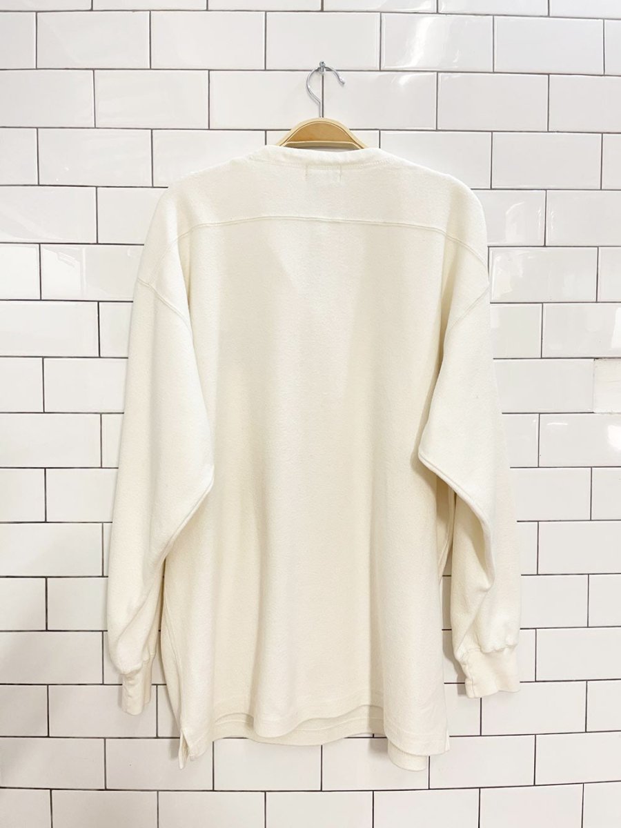 vintage 90s regatta sport 1/4 button sailing sweatshirt - good market thrift store