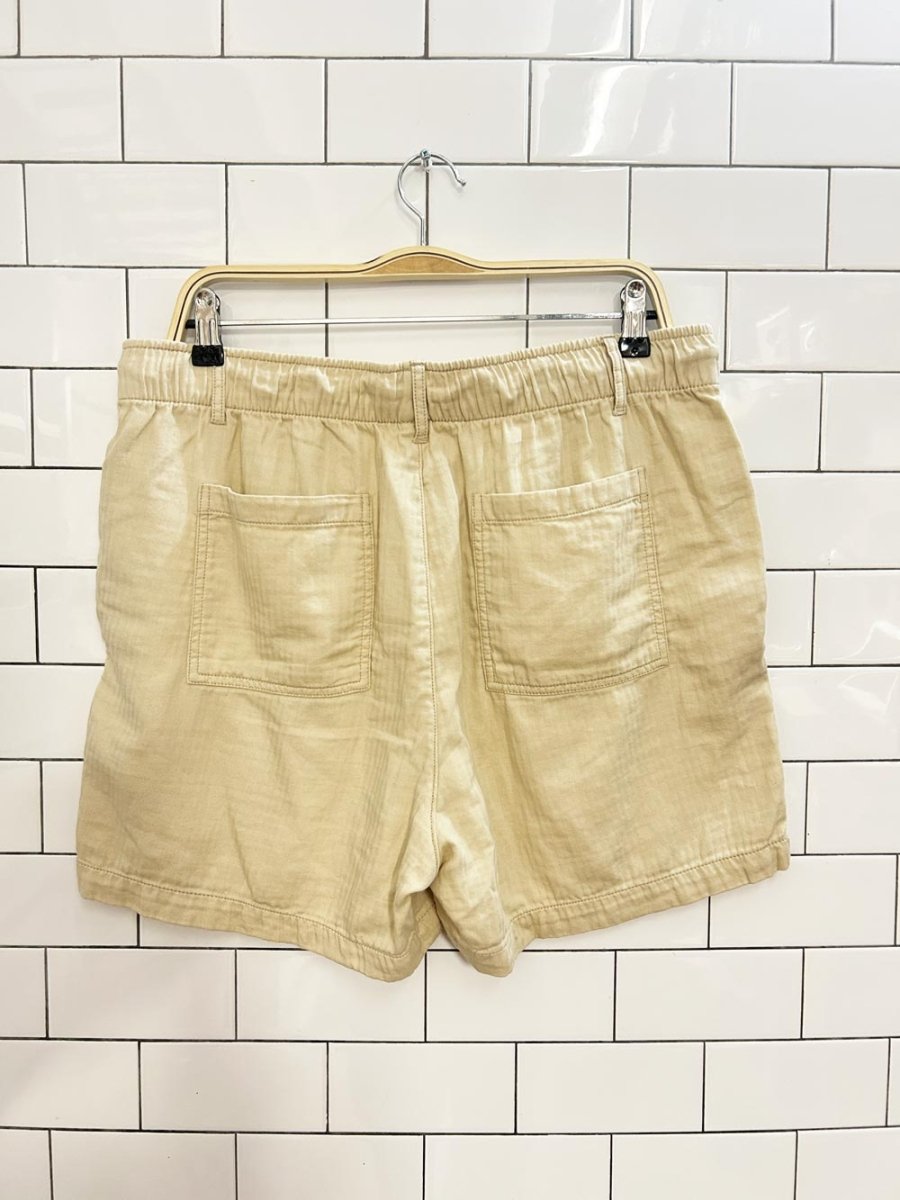 old navy gauze cotton lounge shorts - good market thrift store