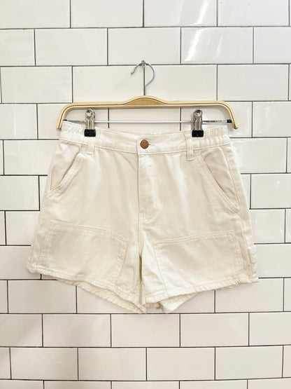 bluenotes high rise denim carpenter shorts - good market thrift store
