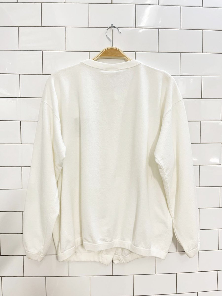 vintage 90s hilton head beach nights cardigan sweatshirt | made in USA | boundary line - good market thrift store