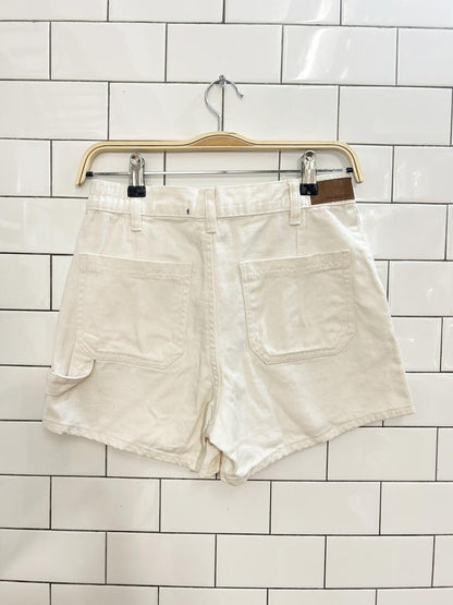 bluenotes high rise denim carpenter shorts - good market thrift store
